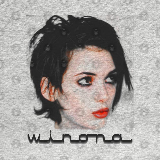 Winona Ryder // Retro 90s Fan Art by darklordpug